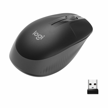 მაუსი Logitech L910-005905 M190 Full-size wireless mouse Charcoal