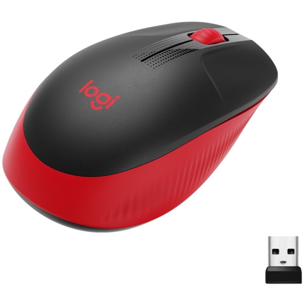 Logitech L910-005908 M190 Full-size wireless mouse Red