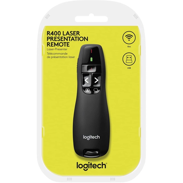 Logitech L910-001356 Wireless Presenter R400 Black