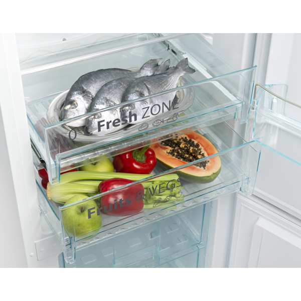 მაცივარი SNAIGE RF56SG-P5CBNF 200 L, Freez vol. 92 L, A+, Part Inox