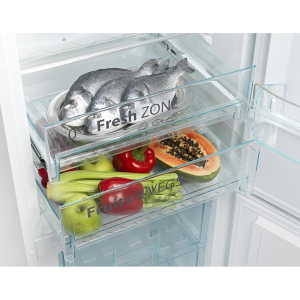 მაცივარი SNAIGE RF56NG-P5CBNF 200 L, Freez vol. 90 L, A+, Part Inox