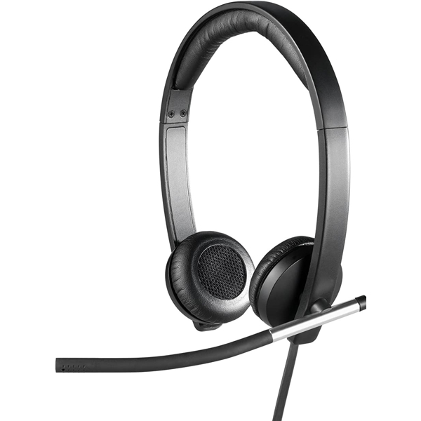 ყურსასმენი Logitech L981-000519 UC Corded Stereo USB Headset H650e Black