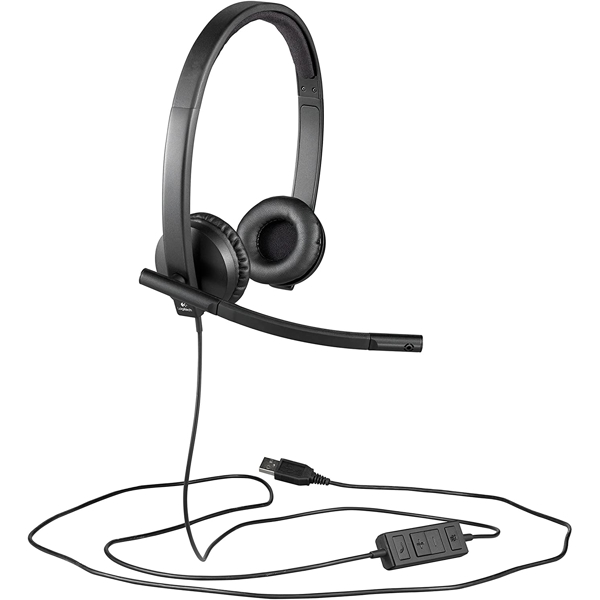 ყურსასმენი Logitech L981-000571  USB Headset H570e Black