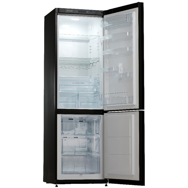 მაცივარი Snaige RF58NG-P7JJNF ref. vol. 218 L, freez vol. 90 L, A+, N-ST, Black glass