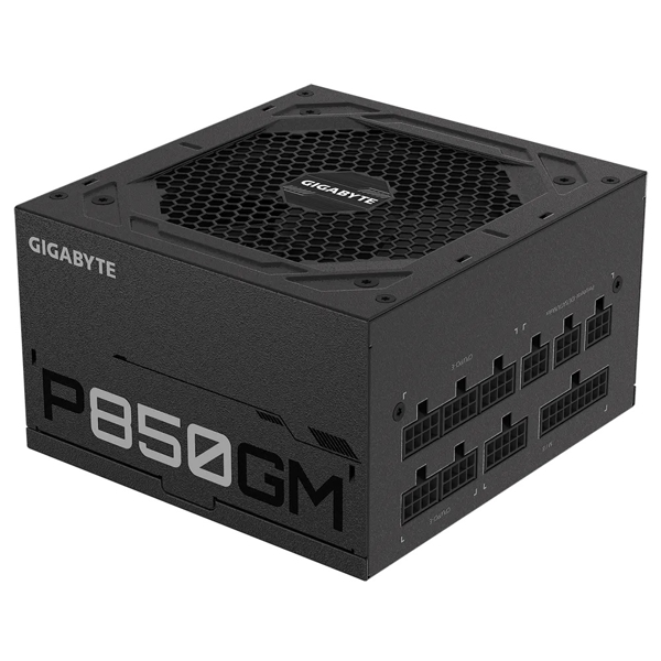 GIGABYTE GP-P850GM PSU P850G (850W) 80+GOLD, aPFC, 12см,20+4, 2*4+4, 8*SATA, 4*PCIe 4,modular