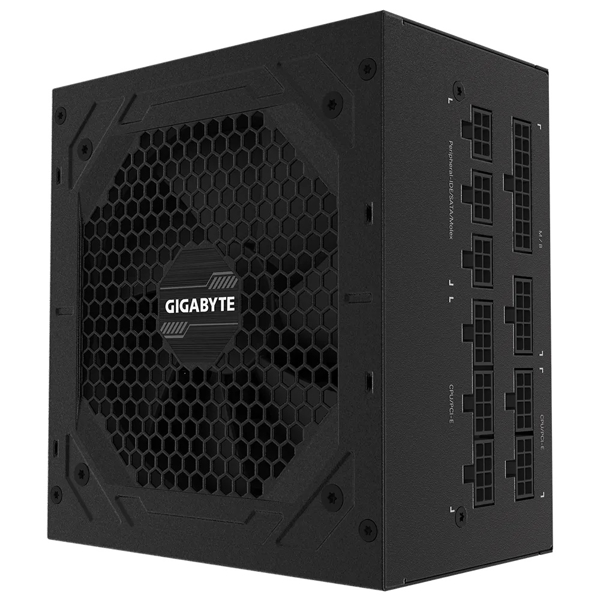 GIGABYTE GP-P850GM PSU P850G (850W) 80+GOLD, aPFC, 12см,20+4, 2*4+4, 8*SATA, 4*PCIe 4,modular