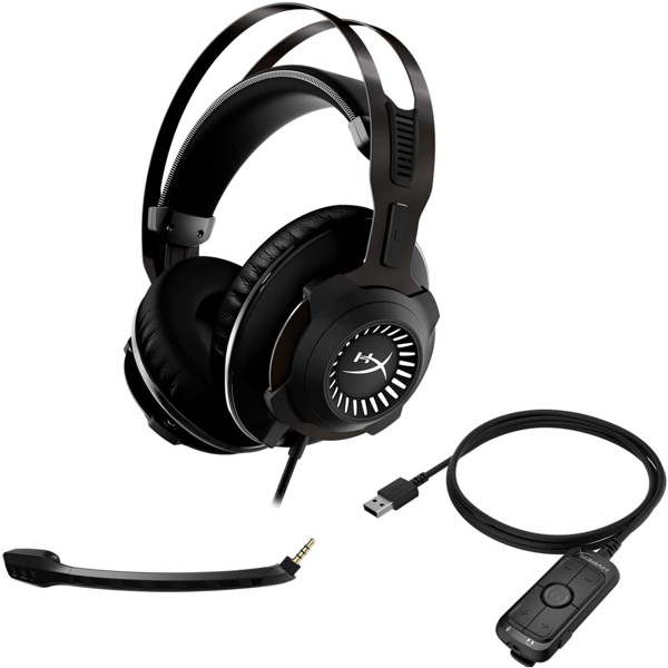 ყურსასმენი HyperX HHSR1-AH-GM/G Gaming Headset Cloud Revolver 3.5mm/USB Black