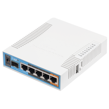 MikroTik RB962UiGS-5HacT2HnT hAP AC RouterBoard, Triple Chain Access Point 802.11ac