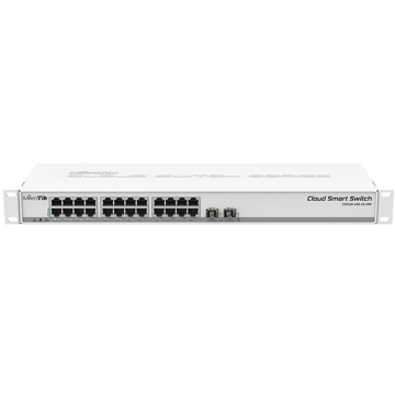 Mikrotik CSS326-24G-2S+RM 24 port Gigabit Ethernet switch with two SFP+ ports