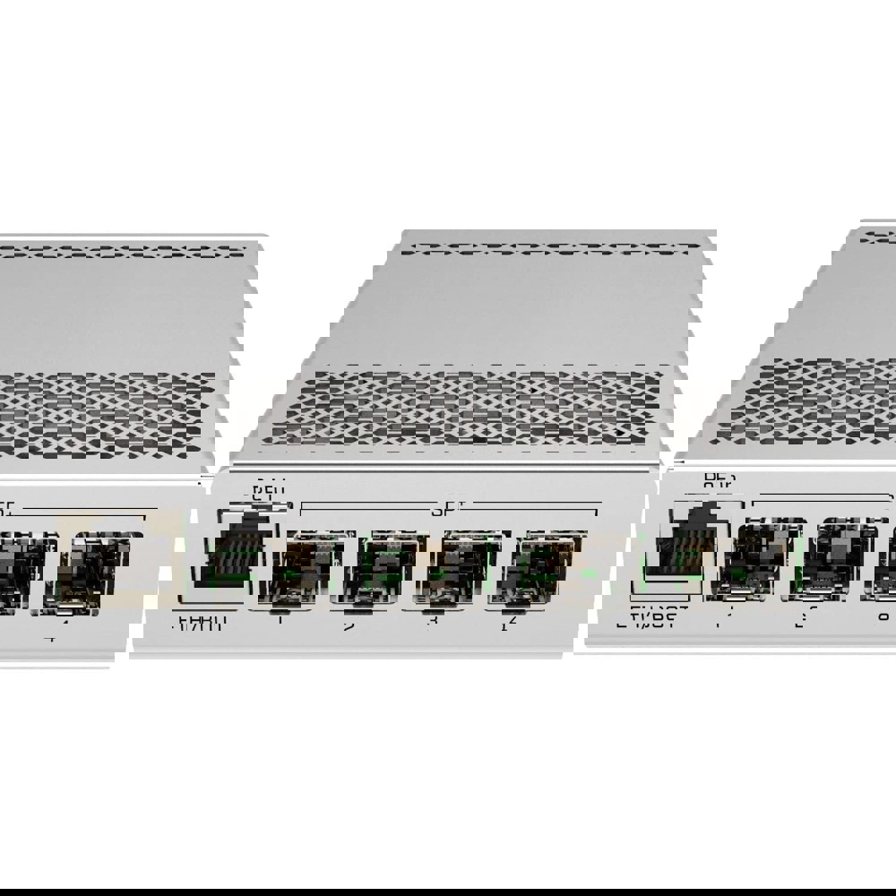 სვიჩი MikroTik CRS305-1G-4S+IN 5-Port Desktop Switch, 1 Gigabit Ethernet Port, 4 SFP+ 10Gbps Ports 