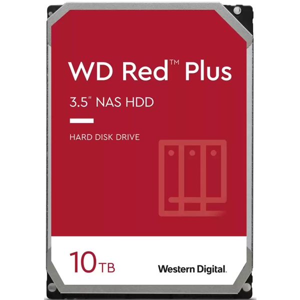 მყარი დისკი Western Digital WD101EFBX Hard Drive HDD 3.5" SATA 3.0 10TB 7200 256MB Red Plus NAS