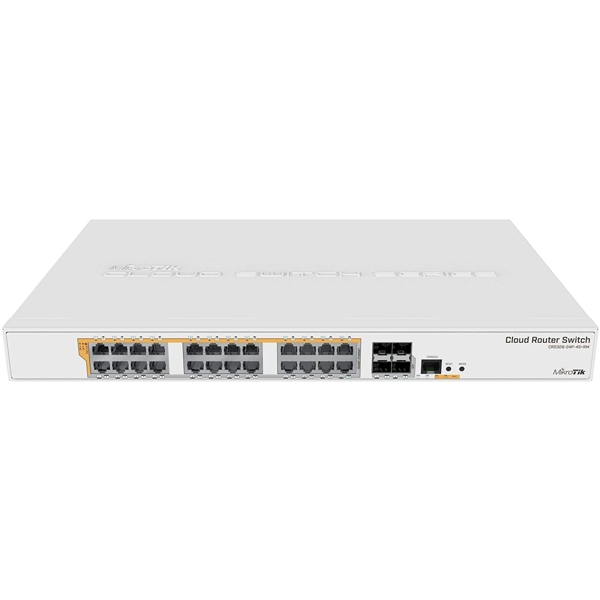 სვიჩი MikroTik CRS328 24P-4S RM Review 24-port PoE and 4x 10GbE Switch