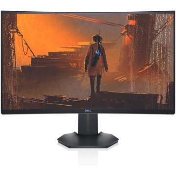 მონიტორი Dell S2721HGF 27", Curved Gaming LED monitor, FHD, VA, DP, HDMI, Black