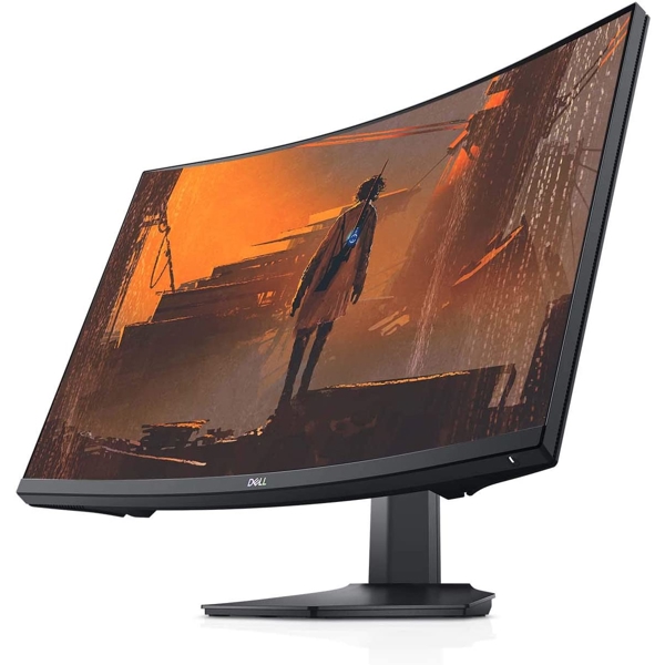 მონიტორი Dell S2721HGF 27", Curved Gaming LED monitor, FHD, VA, DP, HDMI, Black