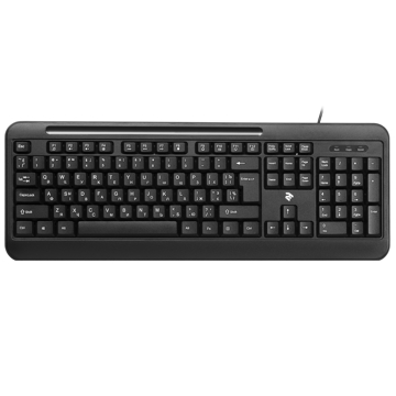 2E KM1040 Keyboard Membrane, 1.5m USB Black