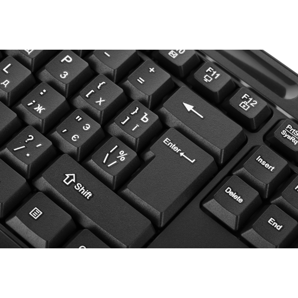 2E KM1040 Keyboard Membrane, 1.5m USB Black