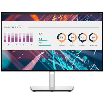 Dell UltraSharp Monitor U2722DE QHD 27" USB-C Hub, 60Hz, 350 cd/m2, DP, HDMI, USB-C, Grey