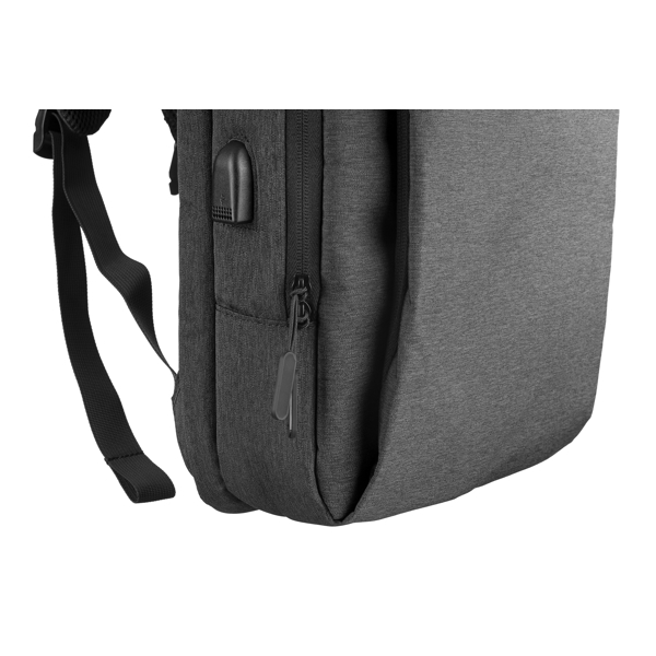 ნოუთბუქის ჩანთა 2E BPN9266BK Backpack, Melange 16" Black