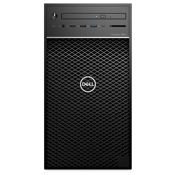 პერსონალური კომპიუტერი Dell  210-AWEJ_08806_GE Precision 3640 Tower/Intel i9-10900K 10C/20T, 3.7GHz, 16GB, 1TB+256GB SSD Black