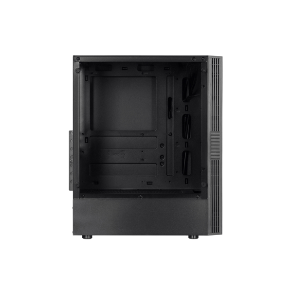 ქეისი 2E G2107 Gaming Case RUNA MidT, 2xUSB2.0, 1xUSB3.0, 1x120mm ARGB+ ARGB strip, TG (side panel), without PSU Black