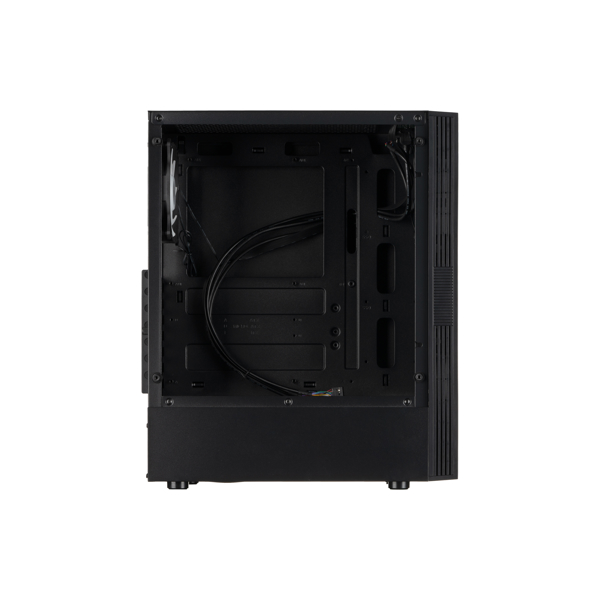 ქეისი 2E G2107 Gaming Case RUNA MidT, 2xUSB2.0, 1xUSB3.0, 1x120mm ARGB+ ARGB strip, TG (side panel), without PSU Black