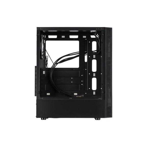 ქეისი 2E G2107 Gaming Case RUNA MidT, 2xUSB2.0, 1xUSB3.0, 1x120mm ARGB+ ARGB strip, TG (side panel), without PSU Black