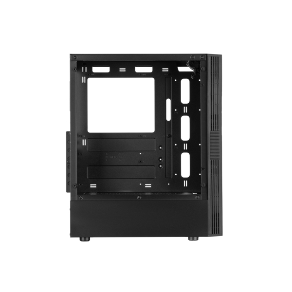 ქეისი 2E G2107 Gaming Case RUNA MidT, 2xUSB2.0, 1xUSB3.0, 1x120mm ARGB+ ARGB strip, TG (side panel), without PSU Black