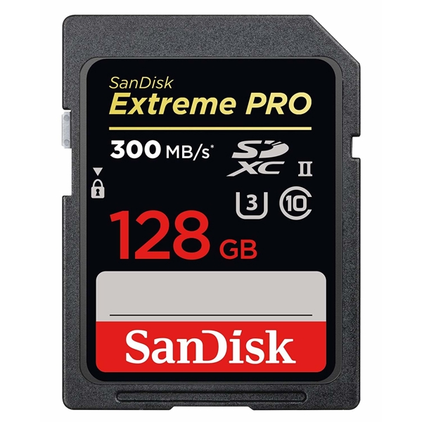 მეხსიერების ბარათი SanDisk SDSDXXY-128G-GN4IN 128GB SDXC C10 UHS-I U3 R170/W90MB/s Extreme Pro