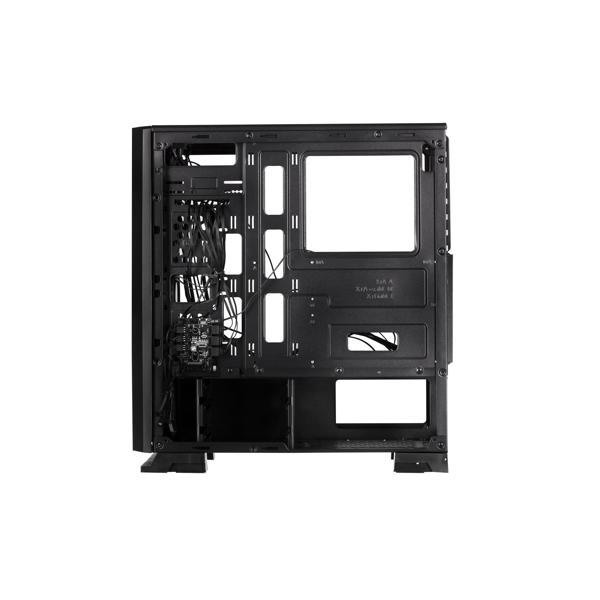 ქეისი 2E GJP12 Gaming Case CONDOR MidT, 2xUSB2.0, 1xUSB3.0, 3x120mm ARGB,TG (side panel), without PSU Black