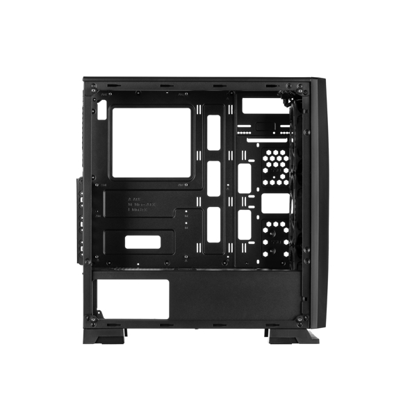 ქეისი 2E GJP12 Gaming Case CONDOR MidT, 2xUSB2.0, 1xUSB3.0, 3x120mm ARGB,TG (side panel), without PSU Black