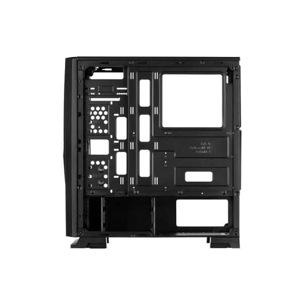 ქეისი 2E GJP12 Gaming Case CONDOR MidT, 2xUSB2.0, 1xUSB3.0, 3x120mm ARGB,TG (side panel), without PSU Black