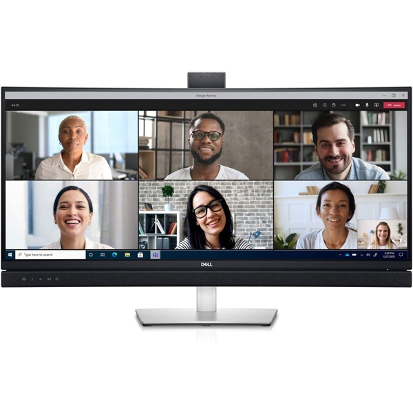 მონიტორი Dell 210-AYLW_GE 34 Curved Video Conferencing Monitor C3422WE LED, WQHD  60Hz, 300 cd/m², Black