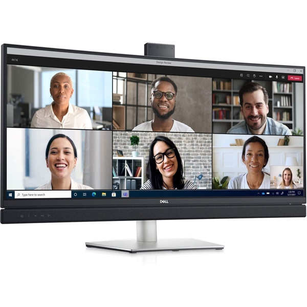 მონიტორი Dell 210-AYLW_GE 34 Curved Video Conferencing Monitor C3422WE LED, WQHD  60Hz, 300 cd/m², Black