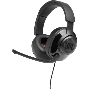 ყურსასმენი JBL QUANTUM200BLK Wired over-ear gaming headset with flip-up mic Black