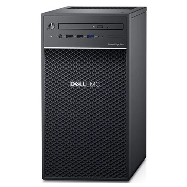 სერვერი Dell PowerEdge T40 Server Intel Xeon E-2224G 3.5GHz, 8GB,1TB, 300W PS Black