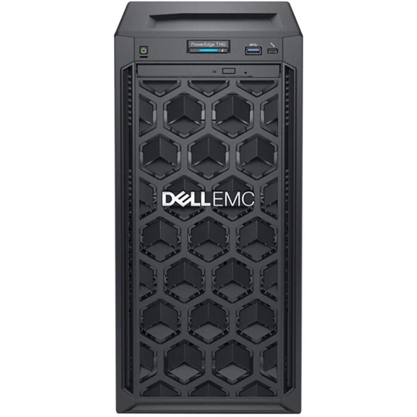 სერვერი Dell PowerEdge T140 Intel Xeon E-2226G,Chassis with up to 4x3.5",  2x 16GB 2666MT, PERC H330 RAID Controller, DVD+/-RW SATA, 365W PSU