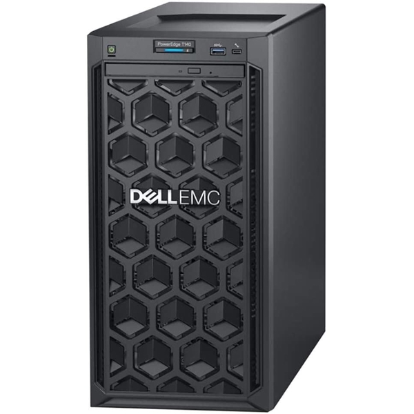 სერვერი Dell PowerEdge T140 Intel Xeon E-2226G,Chassis with up to 4x3.5",  2x 16GB 2666MT, PERC H330 RAID Controller, DVD+/-RW SATA, 365W PSU