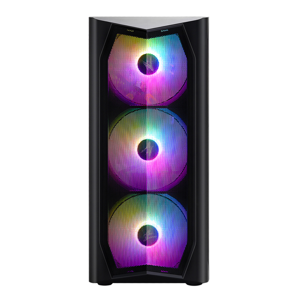 ქეისი Zalman N4 Computer Case, MidT, 1xUSB2.0, 2xUSB3.0, 6x120RGB, TG (side panel), without PSU Black