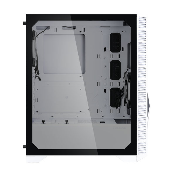 Zalman Z3 Iceberg Computer Case, MidT, 1xUSB2.0, 2xUSB3.0, 2x120mm, TG (side panel), without PSU White