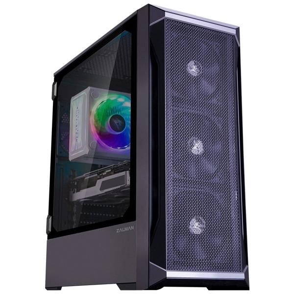 ქეისი Zalman Z8 Computer Case, MidT, 1xUSB2.0, 2xUSB3.0, 4x120RGB, TG (side panel), without PSU Black