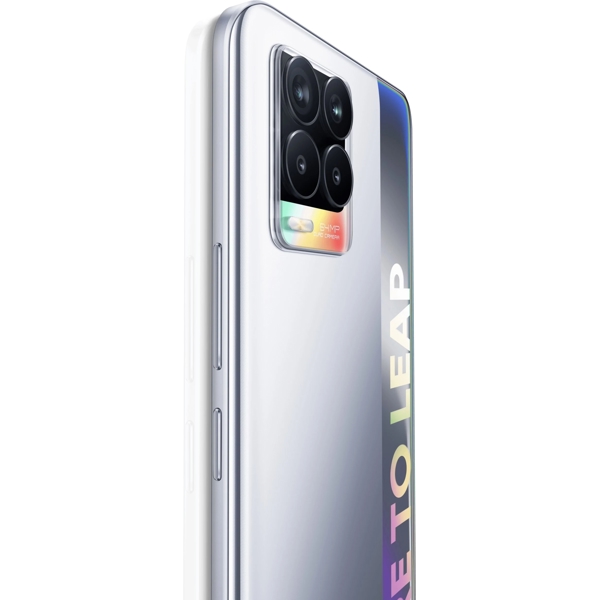 მობილური ტელეფონი Realme 8 (RMX3085) 6GB, 128GB Dual SIM LTE Cyber Silver