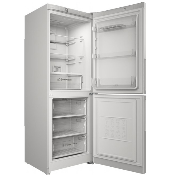 მაცვარი Indesit ITI 4161 W UA, 257L, A+, 43Db, No Frost, White