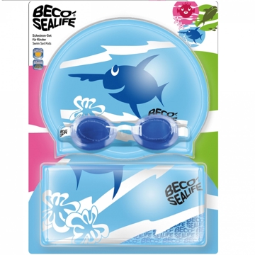 საბავშვო საცურაო ნაკრები Beco Swimming Set Sealife Blue