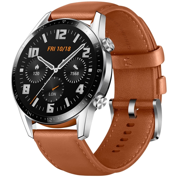 სმარტ საათი Huawei Watch GT 2 Classic 46mm 4GB Pebble Brown