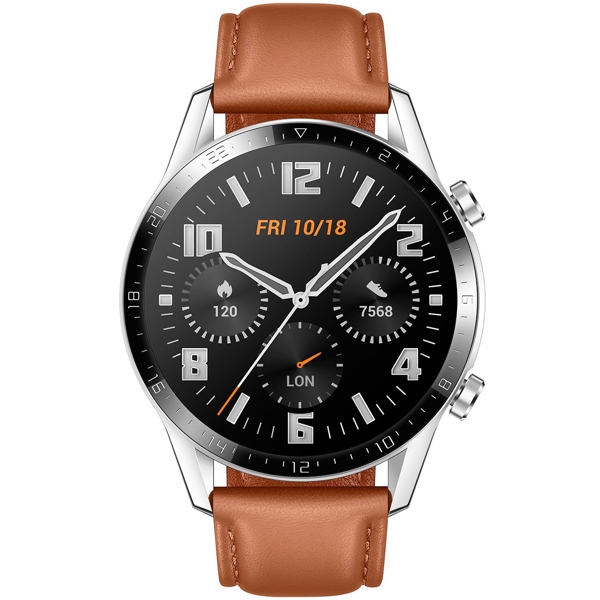 სმარტ საათი Huawei Watch GT 2 Classic 46mm 4GB Pebble Brown