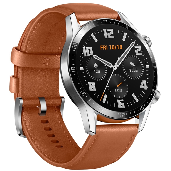 სმარტ საათი Huawei Watch GT 2 Classic 46mm 4GB Pebble Brown