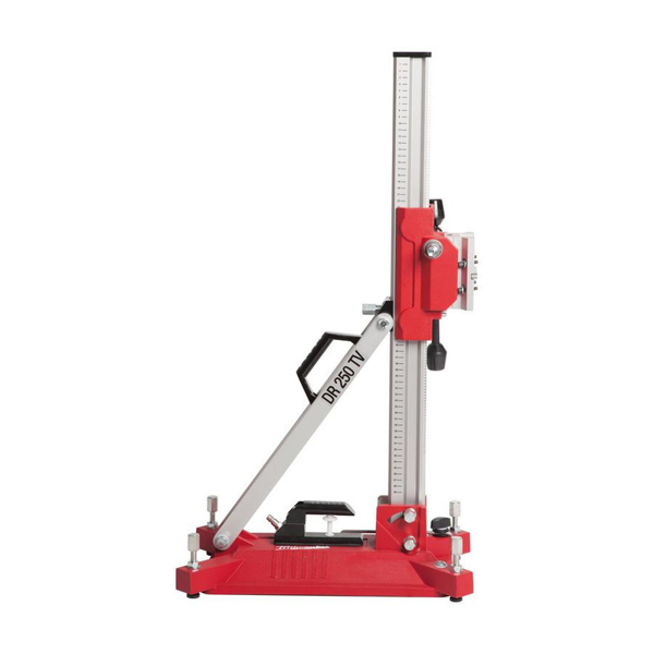 რკინაბეტონის საჭრელი ბურღის სადგამი Milwaukee DR 250 TV Lightweight aluminum diamond drill stand