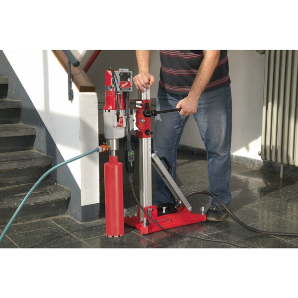 რკინაბეტონის საჭრელი ბურღის სადგამი Milwaukee DR 250 TV Lightweight aluminum diamond drill stand