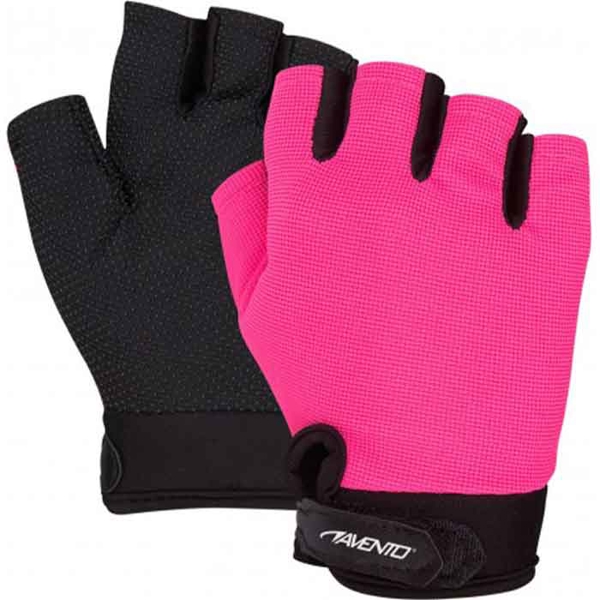 ფიტნესის ხელთათმანები Avento 41TS S/M Pink/Gray