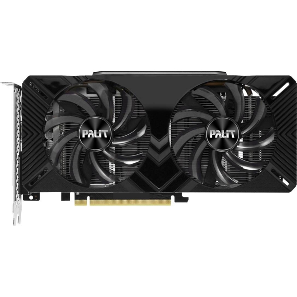 ვიდეო დაფა Palit NE62060018J9-1160A-1 RTX2060 DUAL 6GB, GDDR6 192bit DVI HDMI DP